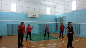 Товарищеская встреча по волейболу между командами детских садов «Рябинка» и «Радуга»