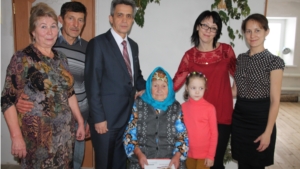 Жительница поселка Саланчик отметила 90-летний юбилей