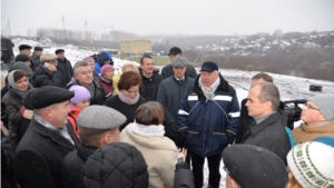 Выездное совещание при главе администрации города по застройке микрорайона "Садовый"