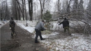 Экологический субботник по санитарной очистке территории городского парка культуры и отдыха