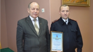 В Мариинско-Посадском районе поздравили участковых уполномоченных полиции с профессиональным праздником