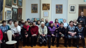 В Художественной галерее имени Ю.А. Зайцева прошла встреча под названием «Поэзия осени, души очарованье» с местными писателями и художниками Мариинско - Посадского района