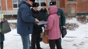 Профилактические рейды по пожарной безопасности накануне новогодних и рождественских праздников