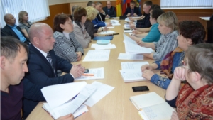 В администрации Мариинско-Посадского района состоялось очередное заседание районной комиссии по профилактике правонарушений