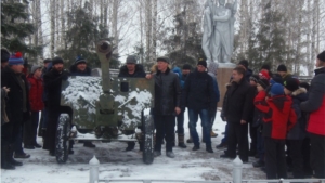 Пушки времен ВОВ в с. Лащ-Таяба