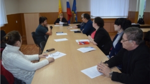 Первое организационное заседание вновь избранного состава Мариинско-Посадской территориальной избирательной комиссии
