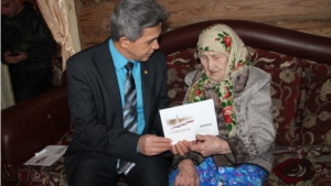 Еще одна долгожительница Шумерлинского района справила сегодня свой 90-летний юбилей