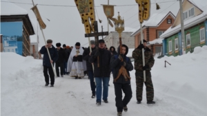 Крестный ход в городе Мариинский Посад