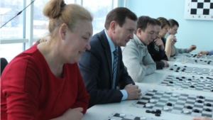 Шашечный турнир среди глав поселений Ядринского района