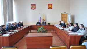Рабочая встреча главы администрации Шемуршинского района с руководителями сельскохозяйственных предприятий