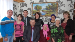 90-летний юбилей долгожительницы  в Батыревском районе