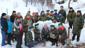 Военно-патриотическое мероприятие «Солдатская каша», посвященное 73-й годовщине Сталинградской битвы