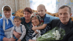 90 летие отмечает вдова участника войны