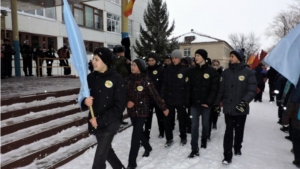 В Моргаушской СОШ прошли традиционные зимние юнармейские военно-спортивные игры «Зарница»