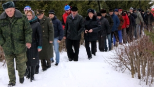 В День защитника Отечества в с. Моргауши состоялся митинг: «мы помним твой подвиг, солдат-защитник»