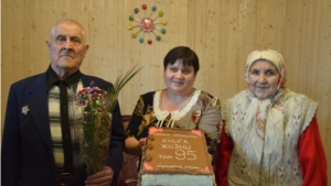 95- летний юбилей отмечает участник Великой Отечественной войны М.Т.Наташкин