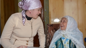 95 летие жительницы д.П.Бикшики