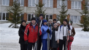 Прошли соревнования по лыжным гонкам в рамках спартакиады государственных служащих