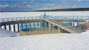 Проведено предпаводковое обследование гидротехнического сооружения в Шемуршинском районе