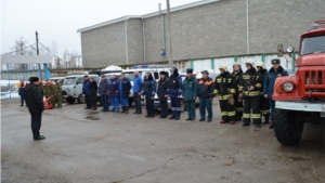 В Мариинско-Посадском районе прошла тренировка с органами местного самоуправления, силами и средствами районного звена территориальной подсистемы Чувашской Республики единой государственной системы предупреждения и ликвидации чрезвычайных ситуаций