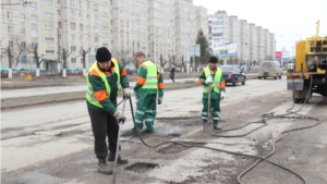 Ямочный ремонт дорог, г.Новочебоксарск