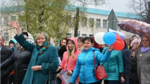 В Батыревском районе проведен митинг в честь праздника Весны и Труда