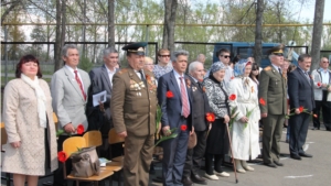 В Шумерлинском районе состоялось открытие мемориальной доски в честь ветерана Великой Отечественной войны, ветерана педагогического труда С.М. Архипова