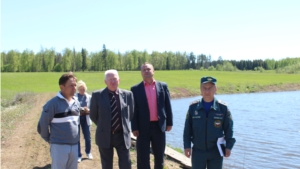 Начальник отдела сводного анализа, прогнозирования и профилактики чрезвычайных ситуаций ГКЧС Чувашии Ардальон Егоров посетил Канашский район