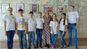 Детский творческий коллектив "Звездочки" на республиканском конкурсе агитбригад