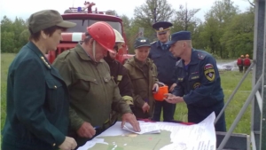 В Мариинско-Посадском лесничестве проведены тактико-специальные учения по тушению лесных пожаров и завершен посев семян в лесном питомнике