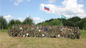 108 чебоксарских десятиклассников-курсантов военно-спортивного лагеря «Синева» совершили первый прыжок с парашютом