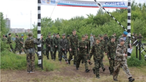 Открытие второй смены военно-спортивного лагеря "Синева"