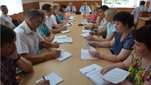 Рабочая неделя в администрации Мариинско-Посадского района традиционно началась с планового совещания