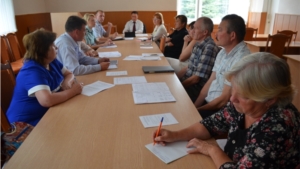 Совещание с управляющими компаниями и теплоснабжающими организациями Мариинско-Посадского района