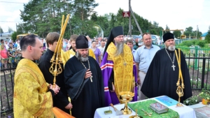 Освящение часовни Святой Троицы и Богоявления Господне в с. Новое Чурашево