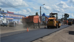 Ремонт дороги по ул. К.Маркса в п. Вурнары