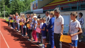 Альбина Егорова приняла участие в спортивном празднике «Мы – спортивная семья!», проводимом в Чебоксарском районе в рамках IV республиканского форума замещающих семей