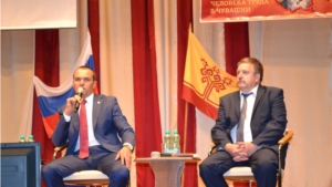 Михаил Игнатьев на встрече с активом Порецкого района