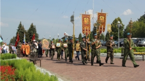 Архивисты провели фотодокументирование торжеств, посвященных 86-ой годовщине образования Воздушно-десантных войск России