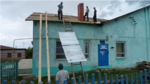 Капитальный ремонт кровли здания сельского клуба в селе Кушелга