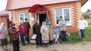 Глава администрации Шумерлинского района Лев Рафинов провел информационную встречу с жителями деревень Чувашские Алгаши и Тугасы