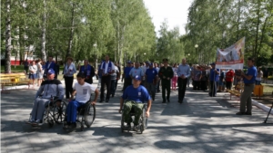 25 августа Шумерля во второй раз встретила участников социально-патриотического марафона «Сильные духом»
