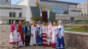Яльчикская делегация на Съезде народов, проживающих на территории Чувашской Республики