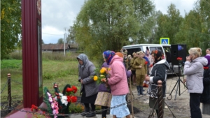 В д. Мачкасы открыт памятник односельчанам - участникам Великой Отечественной войны