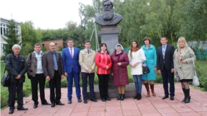 В день 123-й годовщины со дня рождения И.С. Максимова-Кошкинского делегация из Чувашии побывала на его родине