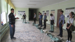 Обучение по вопросам гражданской обороны и чрезвычайным ситуациям в Шемуршинской школе