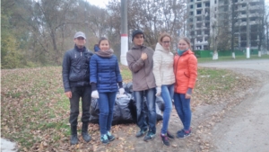 Активисты экологической организации «Зеленый город» провели акцию по очистке прибрежной зоны р. Трусиха