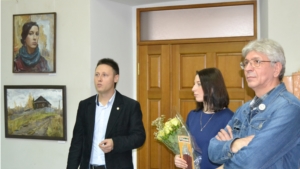 Открытие выставки преподавателя Чебоксарского художественного училища Татьяны Серебряковой