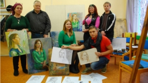 В Детской художественной школе г. Новочебоксарск работает школа портрета.