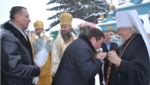 Высокопреосвященнейший Варнава, митрополит Чебоксарский и Чувашский, посетил  храм святителя Николая города Канаш